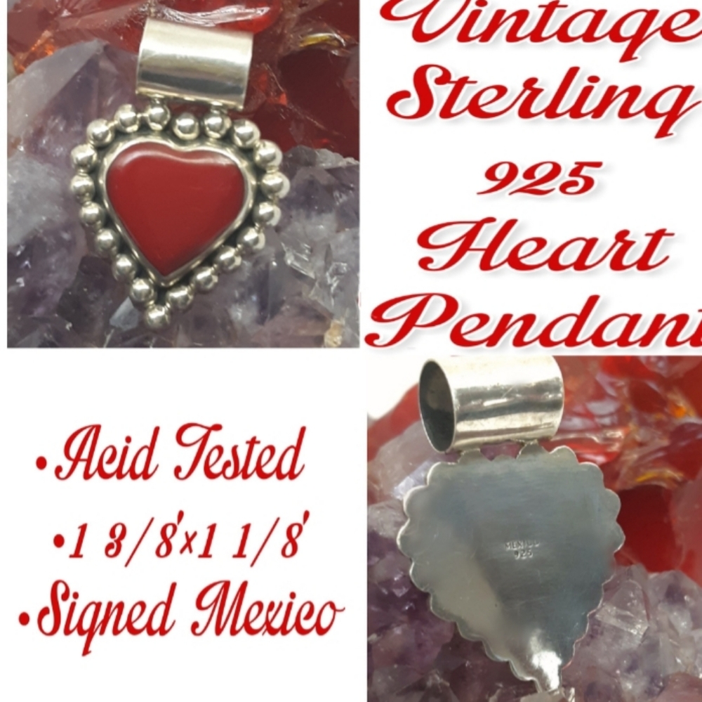 ❤♡Beautiful and Classy ♡❤ Sterling Heart Pendant